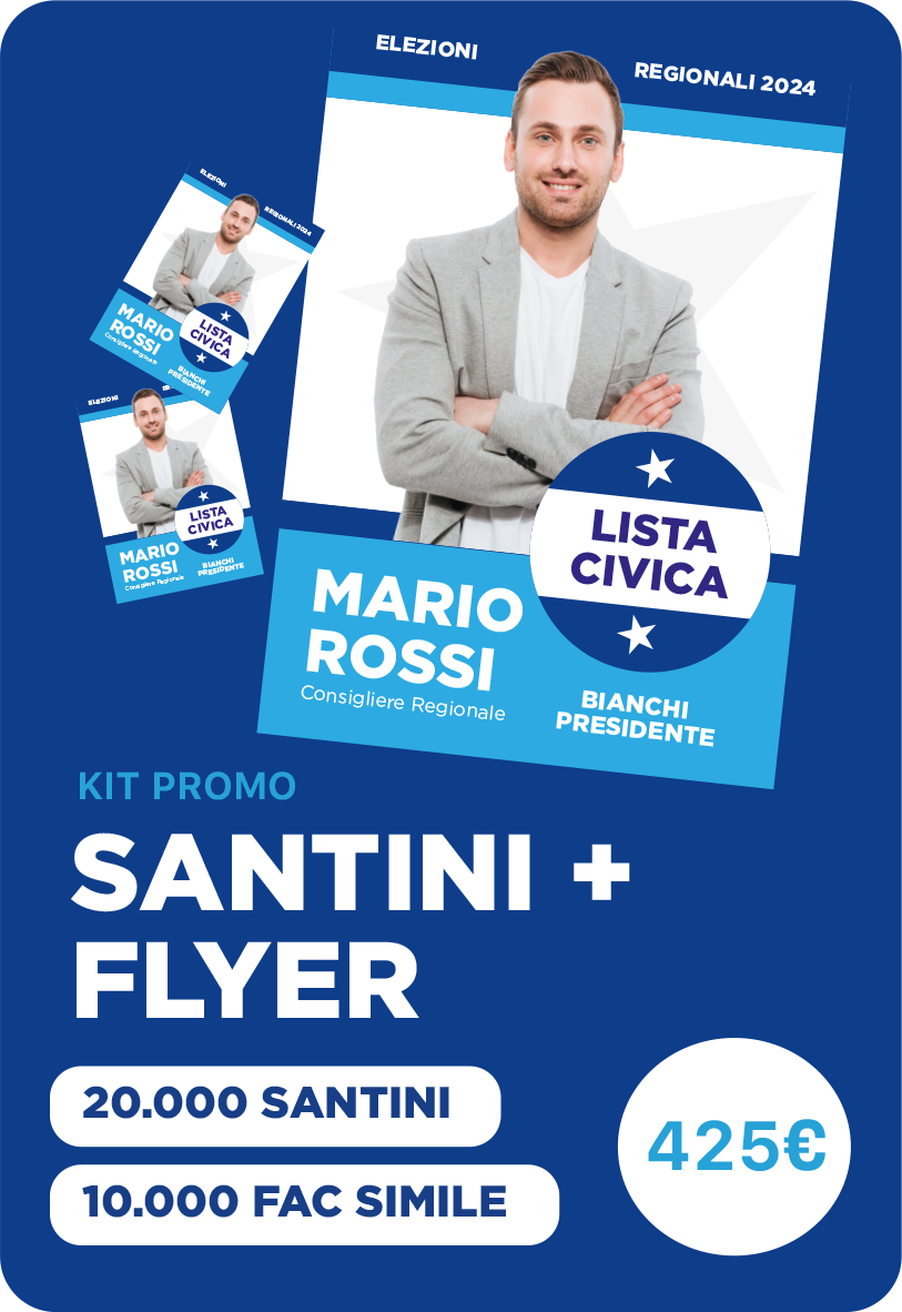 Stampa Santini e Fac Simile Elezioni Regionali Sardegna 2024